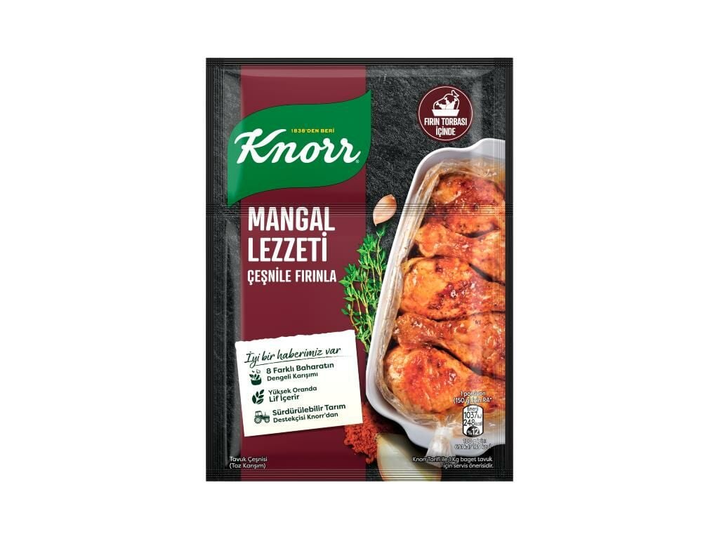 KNORR ÇEŞNİLE FIRINLA MANGAL LEZZETİ*12