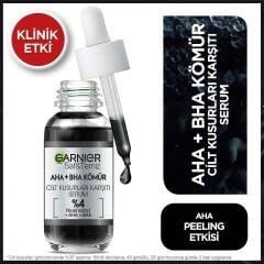 GARNIER AHA+BHA CİLT KUSURLARI KARŞII SERUM