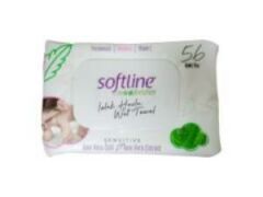 SOFTLİNE SENS ISLAK HAVLU 56 LI ALOEVERA