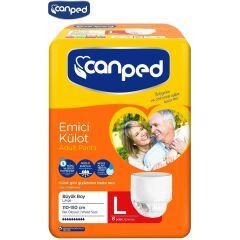 CANPED EMİCİ KÜLOT BÜYÜK LARGE 8Lİ*8