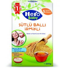 HERO BABY SÜTLÜ İRMİKLİ BALLI 200 GR