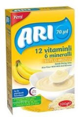 ARI MAMA 200 GR SÜTLÜ-MUZLU PİRİNÇ UNU 12 Lİ