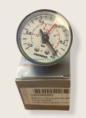 Ø40mm -1 Bar Arkadan Bağlantılı Kurutip G1/8'' Vakummetre, Vakum Göstergesi CL2,5 PAKKENS