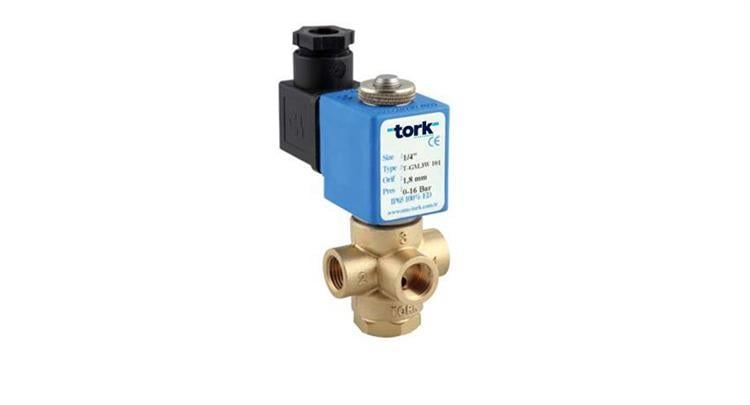 KOMPRESÖR İÇİN NORMALDE KAPALI 3 YOLLU SOLENOİD VALFLER - TORK S5018 ( TORK-GKY3W 0..12-16 BAR ) SERİSİ