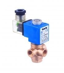 GENEL MAKSAT NORMALDE KAPALI GÖVDEDEN 3 YOLLU SOLENOİD VALFLER - TORK S1018 ( TORK-GY-3W-0-16 BAR ) SERİSİ