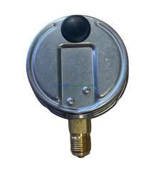Ø100mm 0/6 Bar Alttan Bağlantılı Paslanmaz Gövde Sıvı Dolgulu CL1,0 Hassas Basınç Ölçer, Manometre G1/2'' Prinç Bağlantı Elemanlı Class 1,0 PAKKENS