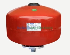 24 Litre İtalyan Tip, Dikey Genleşme Tankı, Hidrofor Tankı