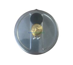 Ø100mm 0-10 Bar Arkadan Bağlantılı Gliserinli, Sıvı Dolgulu G1/2'' Manometre, Basınç Göstergesi CL2,5 PAKKENS