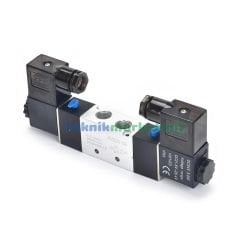 1/4'' Elektrikli 5/2 BÜYÜK GÖVDE Pnömatik Yön Valfi 4V320-08 Çift Bobin Pnomatik Bobin-Bobin Solenoid Valf