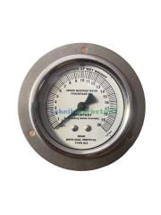 Ø63mm 0/20% Arkadan Çıkışlı, Önden Flanşlı Sızdırmaz Tip CL2,5 Manometre Basınç Ölçer (G1/8''B 0/1,5 Bar), Percentage Of Wet Weight, Speedy Moisture Tester Percentage %20
