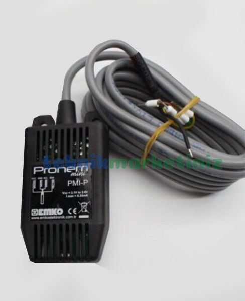 EMKO ESM-3722 için ProNem Mini PMI-P ( 2,5mt kablolu Sıcaklık ve Nem Sensörü) ESM-3722 Uyumlu