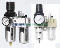 1/4'' Pnömatik İkili Şartlandırıcı, Pnomatik Hava Hazırlayıcı Şartlandırıcı AC Serisi Otomatik Tahliyeli