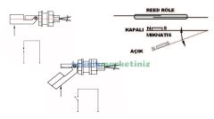 1/2'' Dişli Yandan Montajlı Mini Plastik Seviye Şalteri