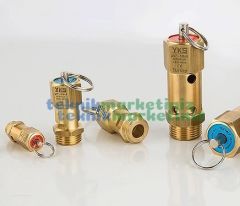 1/2'' 32 BAR Sabit Basınçlı Mühürlü CE Belgeli Emniyet Ventili YKS-602