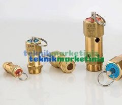1/4'' 32 BAR Sabit Basınçlı Mühürlü CE Belgeli Emniyet Ventili YKS-512