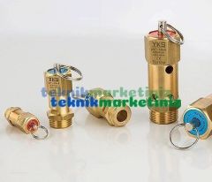 1/4'' 35 BAR Sabit Basınçlı Mühürlü CE Belgeli Emniyet Ventili YKS-515