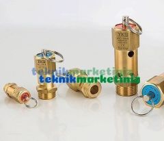 1/4'' 40 BAR Sabit Basınçlı Mühürlü CE Belgeli Emniyet Ventili YKS-520