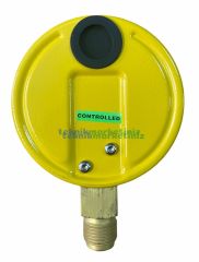 Ø100mm 0/160 Milibar Alttan Bağlantılı Kurutip Kapsül Diyaframlı Basınç Ölçer, Milibar Manometre G1/2'' CL1,6 PAKKENS