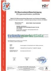 1/4'' 8 BAR Sabit Basınçlı Mühürlü CE Belgeli Emniyet Ventili YKS-107