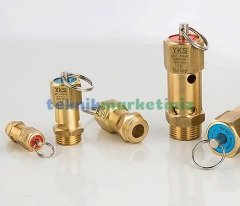 1/4'' 8 BAR Sabit Basınçlı Mühürlü CE Belgeli Emniyet Ventili YKS-107