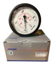 Ø160mm 0/315 Bar Alttan Bağlantılı Kurutip CL1,0 Hassas Basınç Ölçer, Manometre G1/2'' Prinç Bağlantı Elemanlı Class 1,0 PAKKENS