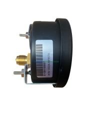 Ø100mm 0/10 Bar Panotip Arka Bağlantılı Kurutip CL1,0 Hassas Basınç Ölçer, Manometre G1/2'' Prinç Bağlantı Elemanlı Class 1,0 PAKKENS