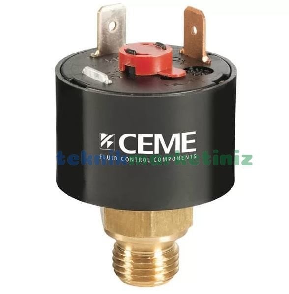 0,2 - 10 Bar Mini Basınç Şalteri CEME Basınç Anahtarı 1/4''