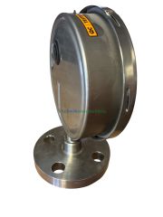 Ø160mm 0-25 kg/cm2 Diyafram Ayırıcılı Alttan Flanş Bağlantılı Komple Paslanmaz Kurutip CL1,0 Hassas Basınç Ölçer, Manometre G1/2'' Class 1,0 Fantinelli
