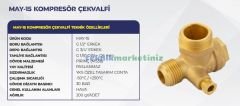 MAY-15 Kompresör Çekvalfi,  1/2'', 3/4'', 1/8”–Q6 mm Dişli Kompresör Çekvalfi YKS MAY15