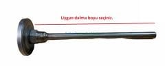 Ø63mm 0/+160°C Derece, Arkadan Çıkışlı G1/2'' Bi-Metal Sıcaklık Ölçer, Termometre, Paslanmaz Termovilli Mekanik Isı Gösterge Saati, EN 13190, CL2,0 PAKKENS, Dalma Boyu :