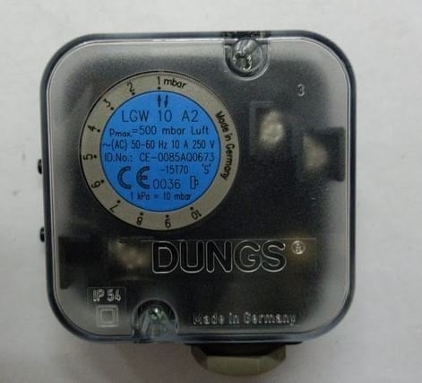 DUNGS LGW 10 A2 Hava/Gaz Presostatı 1 - 10 mbar - 107417 (272336)