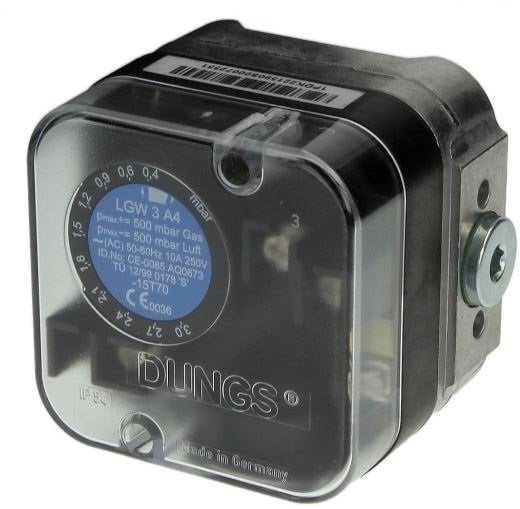 DUNGS LGW 3 A4 Hava/Gaz Presostatı 0,4 - 3 mbar - 221590 (272338)