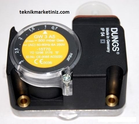 DUNGS GW 3 A5 Hava/Gaz Presostatı 0,7 - 3 mbar - 229250 (272362)