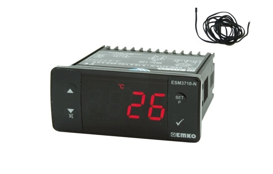 EMKO ESM-3710-N.5.18.0.1/00.00/2.3.0.0 NTC Termokupl Girişli, Röle Çıkışlı, 230 Volt Sıcaklık Kontrol Cihazı Termostat