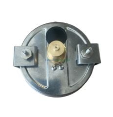 Ø100mm 0-60 Bar Panotip Arkadan Bağlantılı Gliserinli, Sıvı Dolgulu G1/2'' Manometre, Basınç Göstergesi CL2,5 PAKKENS