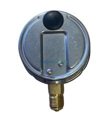 Ø100mm 0/40 Bar Alttan Bağlantılı Paslanmaz Gövde Sıvı Dolgulu CL1,0 Hassas Basınç Ölçer, Manometre G1/2'' Prinç Bağlantı Elemanlı Class 1,0 PAKKENS