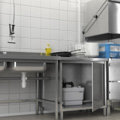 Sanispeed 4 Ünite Girişli, Mutfak, Evye, Bulaşık, Çamaşır Makinesi, Lavabo, Küvet, Duş Kabini Pis Suları Tahliye Pompası