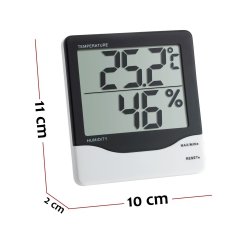 Dijital Sıcaklık ve Nem Ölçer Termo-Higrometre TFA Dostmann 30.5002 TM832.1056