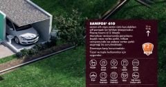 Sanifos 610 Çift Pompa Vortex Trifaze 380 Volt Ticari ve Toplu Kullanım için Foseptik ve Pis, Atık Su, Otomatik Tahliye İstasyonu Zemin Altı veya Zemin Üstü