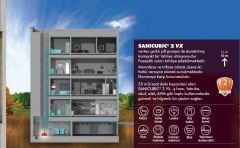 Sanicubic 2 VX 2 Pompalı Trifaze Vortex Toplu Kullanım İçin Foseptik, Atık Su Tahliye İstasyonu