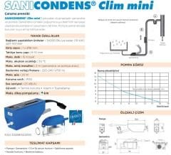 Sanicondens Clim Classic Klima Yoğuşma Suyu Drenaj Tahliye Pompası