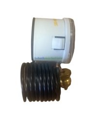 Ø40mm 0/4 Bar Panotip 1 Metre Kapiler Borulu Pvc Kablolu G1/4'' Manometre, Basınç Ölçer, Kombi vb. Manometresi PAKKENS