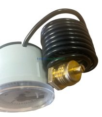 Ø40mm 0/4 Bar Panotip 1 Metre Kapiler Borulu Pvc Kablolu G1/4'' Manometre, Basınç Ölçer, Kombi vb. Manometresi PAKKENS