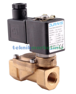 1/2'' Normalde Kapalı Genel Maksat Solenoid Vana DURAVİS ESV 100-03 (0,35 - 16 BAR), (15mm Orifis)