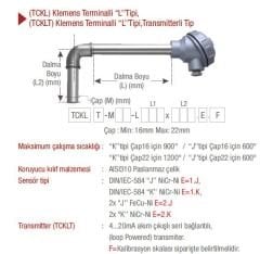 EMKO ( TCKL ) L Tipi KLEMENS TERMİNALLİ TERMOKUPL EMKO TCKL -