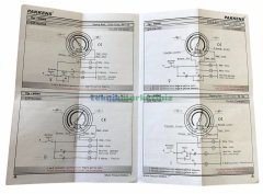 Ø100mm -1/0 bar Alttan Bağlantılı ÇİFT Elektrik Kontaklı Hassas Vakummetre, Vakumölçer G1/2'' CL1,0 PAKKENS