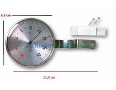 Paslanmaz Çelik Dış Cephe, Pencere, Dış Ortam Termometre, Sıcaklık Ölçer TFA Dostmann 14.5001 TM832.1022