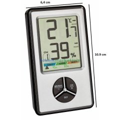 Dijital Sıcaklık ve Nem Ölçer, Termometre-Higrometre TFA Dostmann 30.5045.54 TM832.1045.54
