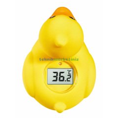 Dijital ''DUCKY'' Banyo Termometresi, Bebek Duş Termometresi, Ördek Sıcaklık Ölçer TFA Dostmann 30.2031.07 TM832.1061.07