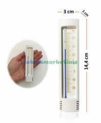 Analog, Plastik İç - Dış Mekan, Ortam, Oda Termometre, Sıcaklık Ölçer TFA Dostmann 12.3023.02 TM832.1077.02